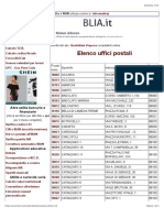 Elenco Uffici Postali Della Provincia CZ