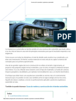 Construcción Sostenible - Arquitectura Sustentable