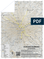 Peta Jalur Pendakian Gunung Sumbing