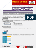 SEMANA 21 - MEDIDAS DE DISPERSIÓN (Datos Agrupados) (4to MATEMÁTICA)