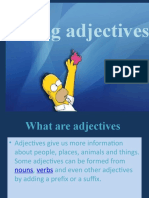 Forming Adjectives