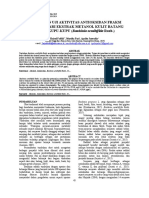 Isolasi Dan Uji Aktivitas Antioksidan Fraksi Alkaloid Dari Ekstrak Metanol Kulit Batang Bunga Kupu-Kupu (Bauhinia Semibifida Roxb.)