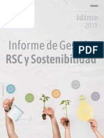 Informe de Gestion RSC y Sostenibilidad 2019