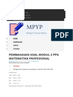 Pembahasan Soal Modul 2 PPG Matematika Profesional: Home Download Umum Sitemap