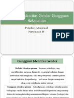 Gangguan Identitas Gender Gangguan Seksualitas 10