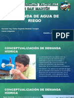 Demanda de Agua de Riego