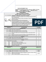Net Price List of ECG SE-1010 2013V1.1 USD