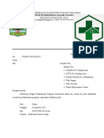 Surat UNDANGAN Sosialisasi PELAKSANAAN PROGRAM PUSKESMAS