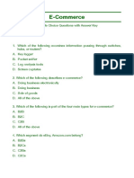 E-Commerce Multiple Choice Questions Answer Key