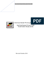 ASPA CSP Study Guide: Screen Printing Certification Exam Prep