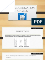 Milk Homogenization-Additional Notes For Understanding