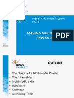 Making Multimedia Session 08: Course: 0553T / Multimedia System Year: 2015