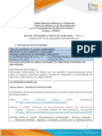 Guía de Actividades y Rúbrica de Evaluación - Tarea 2 Comprensión de Los Agregados Macroeconómicos.