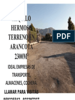 Alquilo Hermoso Terreno en Arancota: Ideal Empresas de Transporte, Almacenes, Cochera