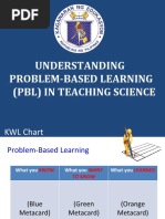 Understanding Problem-Based Learning (PBL) in Teaching Science