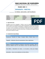 1) Silabo de Topografía