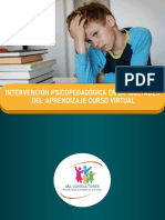 Intervención Psicopedagógica en Dificultades Del Aprendizaje Curso Virtual PDF