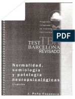 Test de Barcelona Normalidad. Semiología y Patología. Manual - PDF Versión 1