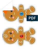 Preschool Christmas Centers Gingerbread People Numbers