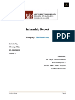 Maria - Internship Report