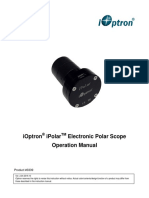 Ioptron Ipolar Electronic Polar Scope Operation Manual: Product #3339