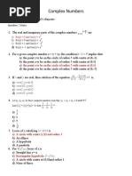 Complex Numbers 1