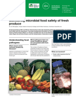 Monitoring Microbial Food Safety of Fresh Produce