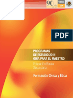 Formacion Civica y Etica. 2011