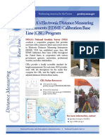 NOAA's Electronic Distance Measuring Instruments (EDMI) Calibration Base Line (CBL) Program