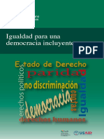 BaRREIRO y TORRES 2009 Igualdad Para Una Democracia Incluente