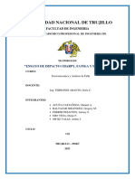 Informe de Impacto Charpy, Fatiga y Fluencia