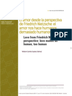 El Amor Desde La Perspectiva de Nietzsche