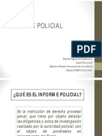 Informe Policial Diapositivas