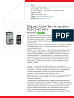 Disjuntor-Motor Termomagnético SL2-25 - 80 (AC) - SLS2250D