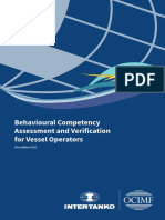 Behavioural Competency Assessment and Verification