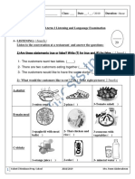 Devoir de Controle N2-7eme Annee de Base-Anglais - Reem Abderrahmen - Ksibet Elmadyouni