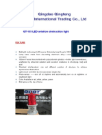 Qingdao Qingteng International Trading Co., LTD: QT-155 LED Aviation Obstruction Light