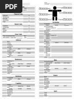 Deadlands - Character Sheet (Revised) | PDF