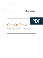 Coverity Scan 2011 Open Source Integrity Report