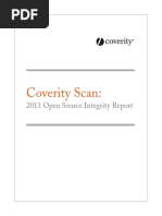 Coverity Scan 2011 Open Source Integrity Report