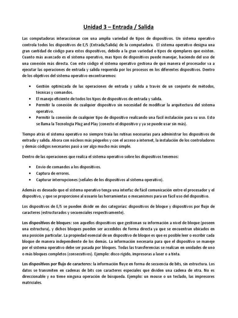 Unidad 3 | PDF | Hardware de la computadora | Unidad Central de ...