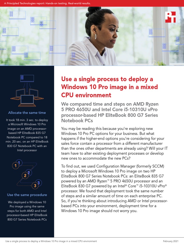 Use A Single Process To Deploy A Windows 10 Pro Image in Mixed CPU ...