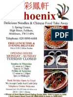 Phoenix Menu