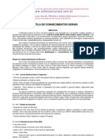 apostilas conhecimentos gerais - concurso banco do brasil