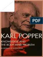 Karl Popper, M. A. Notturno (Editor) - Knowledge and The Body-Mind Problem - in Defence of Interaction-Routledge (1995)