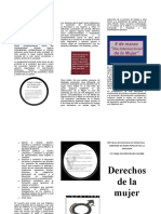 Triptico de Los Derechos de La Mujer