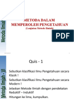 METODE ILMIAH 6 Metode Memperoleh Ilmu Pengetahuan