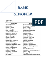 Bank Sinonim