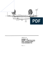 Norma Diseño y Construccion para Urbanizaciones y Fraccionamientos