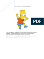 descripcion bart simson matias